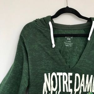 Blue 84 Semi-Distressed Notre Dame Hoodie